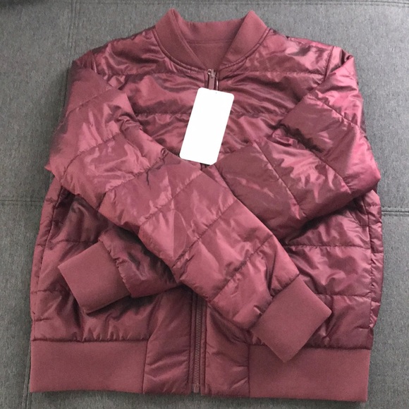 Lululemon non stop bomber jacket reversible - Picture 2 of 6
